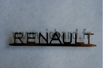 Monogramme RENAULT capot arrière Renault 4CV