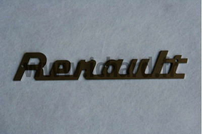 Monogramme Renault capot avant Renault 4CV