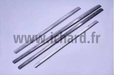 4 baguettes seuil aluminium 11 B  15/6 Citroen Traction