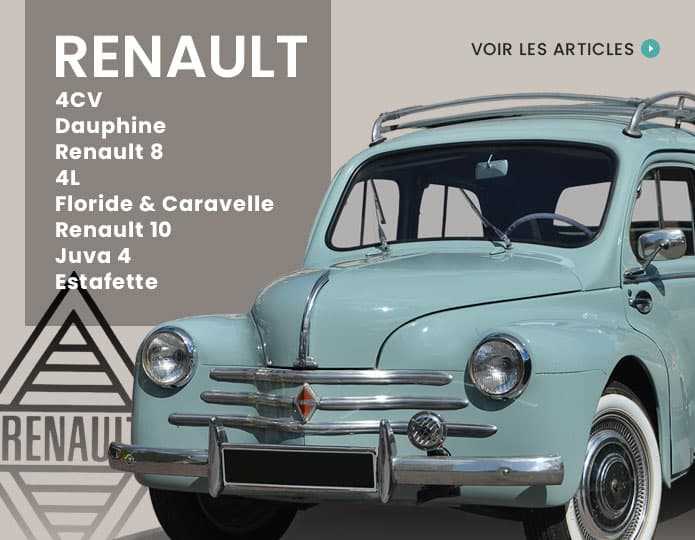 Accessoires et pièces détachées Renault