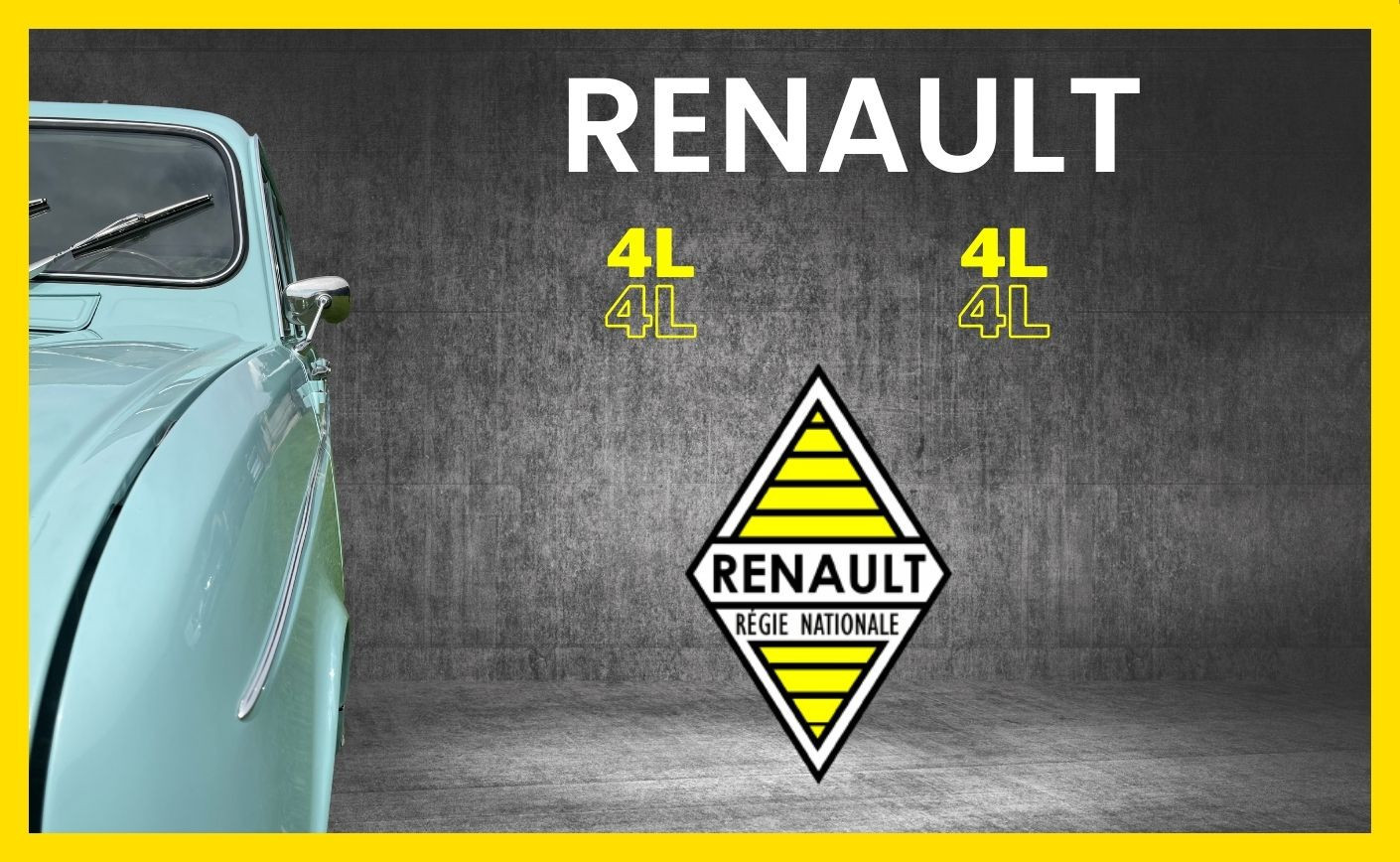La Renault 4L son histoire et nouveau catalogue de pièces détachées et accessoires 
